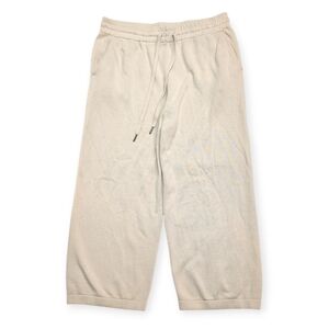 360 Cashmere Cotton Cashmere Blend Knit Cropped Lounge Pants